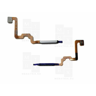 Шлейф Xiaomi Redmi 12 4G сканер отпечатка пальцев Серебро