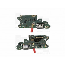 Нижняя плата (шлейф) для Huawei Honor X8c разъем зарядки, микрофон Премиум
