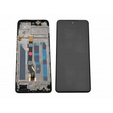 Infinix Hot 40 Pro (X6837) экран + тачскрин (модуль) черный OR с рамкой