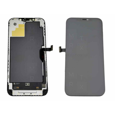 IPhone 12 Pro Max тачскрин + экран (модуль) черный Soft Oled с верификацией JCID