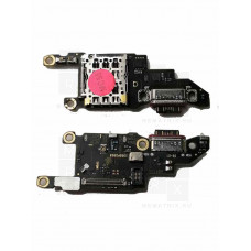 Нижняя плата (шлейф) для Xiaomi Poco X8 Pro 5G (2511FPC34G) разъем питания, разъем SIM, микрофон Премиум
