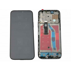 Huawei Honor 200 Lite (LLY-NX1) тачскрин + экран (модуль) черный Amoled с рамкой