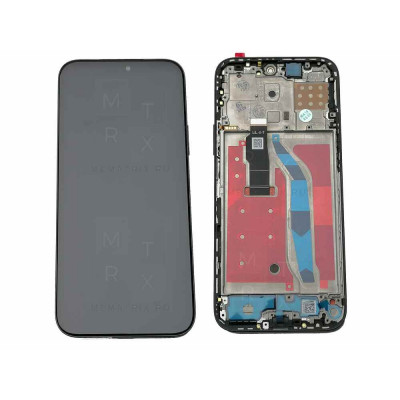 Huawei Honor 200 Lite (LLY-NX1) тачскрин + экран (модуль) черный Amoled с рамкой