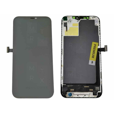 IPhone 12 Pro Max тачскрин + экран модуль черный Hard Oled (стандарт)