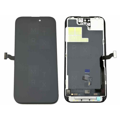 Iphone 14 Pro тачскрин + экран модуль черный Hard Oled (Площадка под IC)