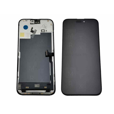 iPhone 15 Pro Max тачскрин + экран (модуль) черный In-Cell (Площадка под IC)