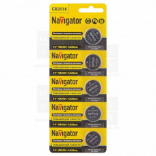 Батарейка CR2016 Navigator 94 763