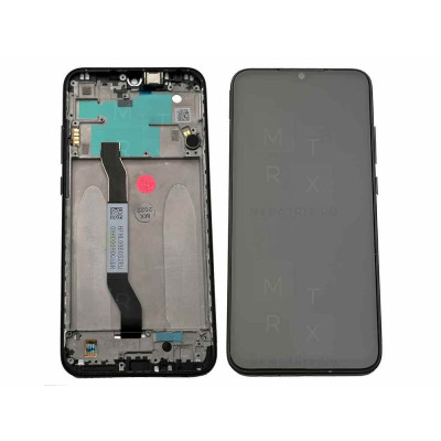 Xiaomi Redmi Note 8, Note 8 2021 (M1908C3JC) тачскрин + экран (модуль) черный OR с рамкой