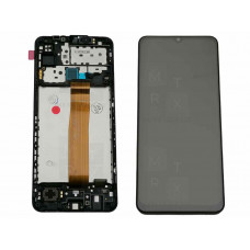 Samsung Galaxy M12 (M127F) тачскрин + экран (модуль) черный OR с рамкой (SP)
