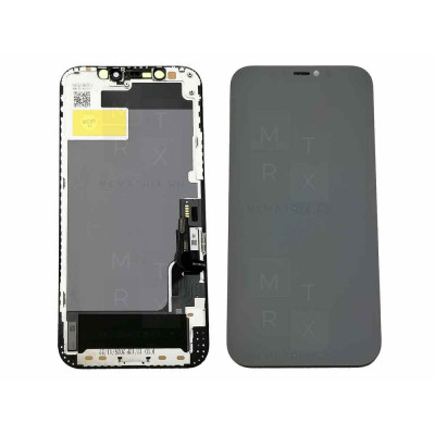 iPhone 12, 12 Pro тачскрин + экран (модуль) Черный (Hard OLED) JCID с верификацией