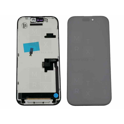 IPhone 16 Pro тачскрин + экран модуль черный In-Cell