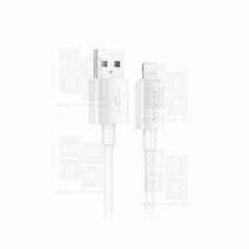 Кабель USB - Lightning Hoco X107 (2.4А) Белый