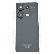 Задняя крышка для Xiaomi Poco M6 Pro 4G (2312FPCA6G) Черный Премиум