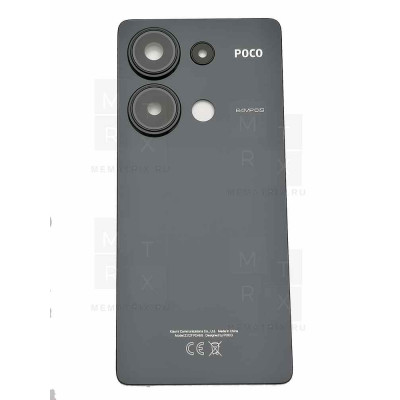 Задняя крышка для Xiaomi Poco M6 Pro 4G (2312FPCA6G) Черный Премиум