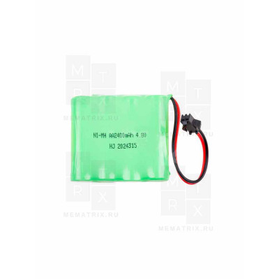 Аккумулятор NI-MH 4.8V 2400MAH форма FLATPACK разъем SM