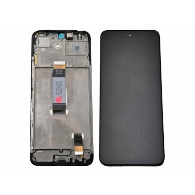 Xiaomi Poco M6 4G (2404APC5FG) тачскрин + экран (модуль) Черный OR с рамкой