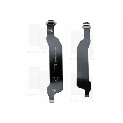 Нижняя плата (шлейф), Xiaomi 12 Pro разъем зарядки, микрофон