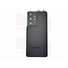 Задняя крышка для Samsung Galaxy S21 Ultra (G998B) Черный Премиум Задняя крышка для Samsung Galaxy S21 Ultra (G998B) Черный Премиум