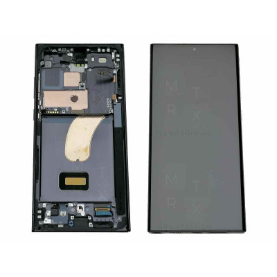 Samsung Galaxy S23 Ultra (S918B) тачскрин + экран (модуль) OR с рамкой черный