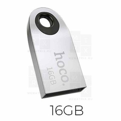 USB-флеш 16GB (USB 2.0) Hoco UD9 Insightful Серебро