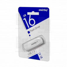 USB-флеш 16GB (USB 2.0) Smartbuy Scout Белый
