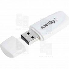 USB-флеш 32GB (USB 2.0) Smartbuy Scout Белый