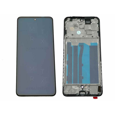 Realme 12 4G (RMX3871) тачскрин + экран (модуль) Черный Amoled с рамкой