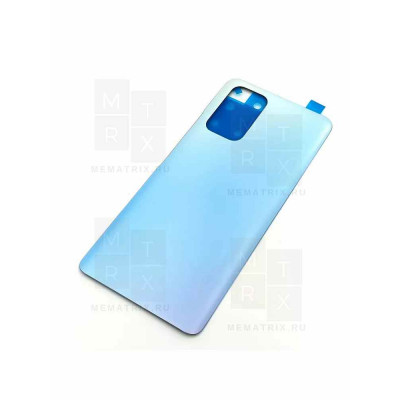 Задняя крышка для Xiaomi Redmi Note 10 Pro Голубой Премиум