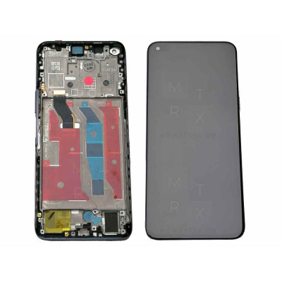 Huawei Honor 50 Lite, Nova 8i тачскрин + экран (модуль) серебро OR с рамкой