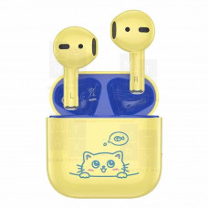 Беспроводные наушники Bluetooth Hoco EW112 (для детей, TWS, вкладыши) Желтый