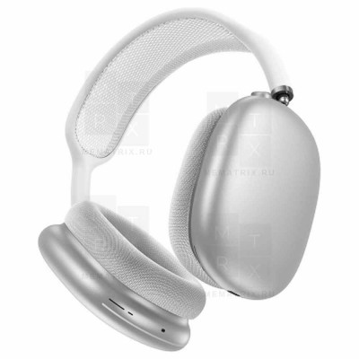 Беспроводные наушники Bluetooth Hoco W58 (накладные, активное шумоподавление) Серебро