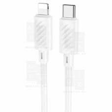 Кабель Type-C - Lightning (для iPhone) Hoco X88 (2м) (27W, PD) Белый