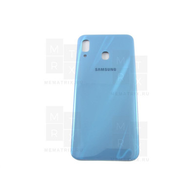 Задняя крышка для Samsung A20 (A205) синяя