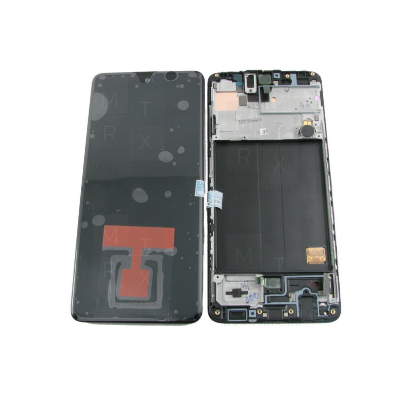 Samsung A51 (A515F) тачскрин + экран (модуль) черный OR с рамкой