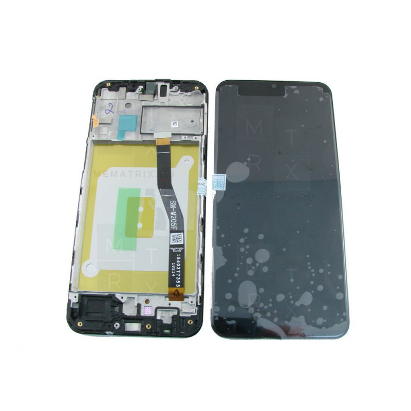 Samsung Galaxy M20 (M205F) тачскрин + экран (модуль) черный OR c рамкой 100%