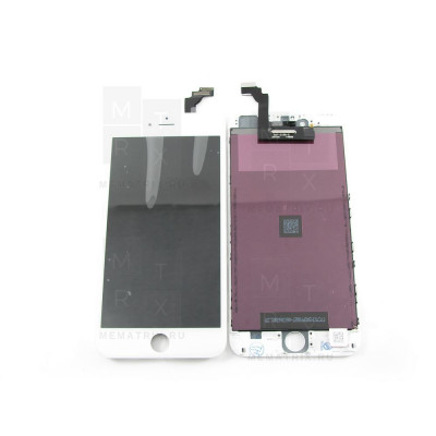 iPhone 6 plus тачскрин + экран (модуль) белый COPY