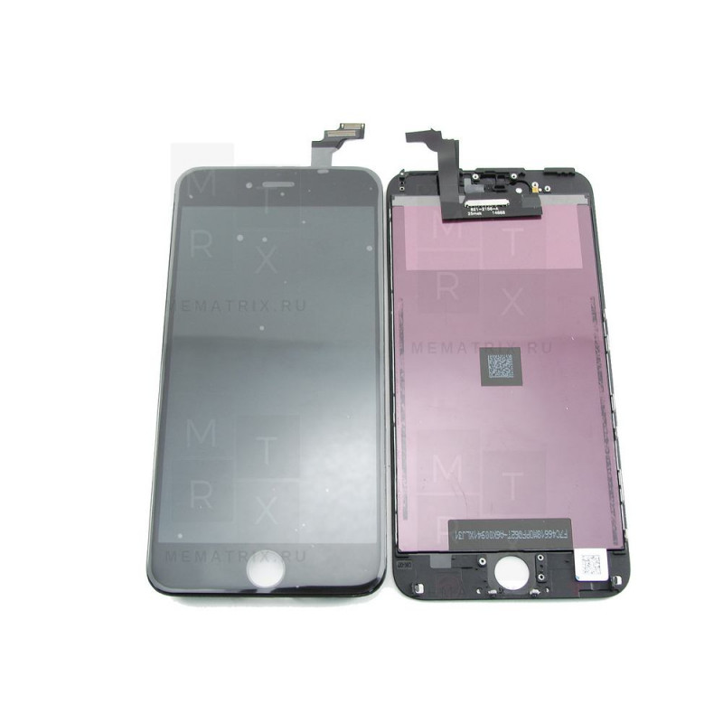 Apple iPhone 6 plus тачскрин + экран (модуль) черный COPY