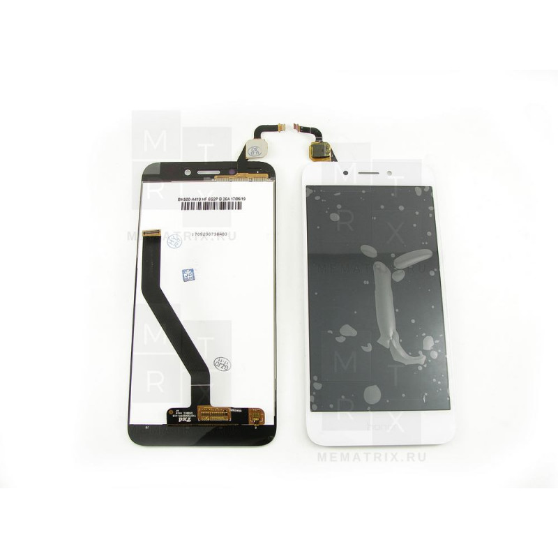 Huawei Honor 6a (DLI-TL20) тачскрин + экран (модуль) белый