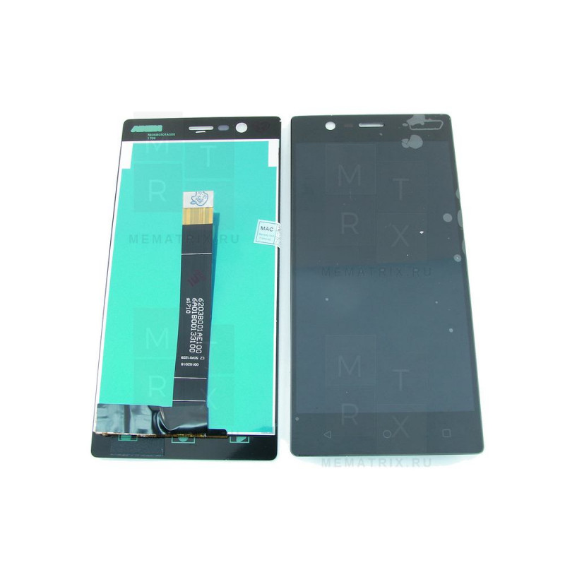 Nokia 3 (TA-1032) тачскрин + экран (модуль) черный