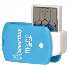 Картридер MicroSD Smartbuy SBR-706-B голубой Картридер MicroSD Smartbuy SBR-706-B голубой