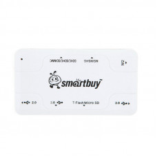 Хаб + Картридер Smartbuy COMBO MASTER SBRH-750-W белый Хаб + Картридер Smartbuy COMBO MASTER SBRH-750-W белый