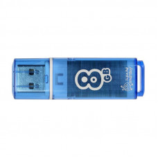 USB-флеш 8GB (USB 2.0) Smartbuy Glossy Синий