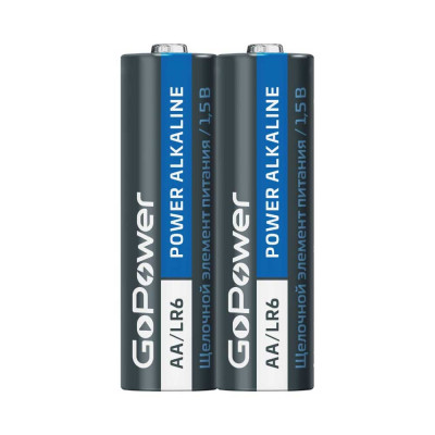 Батарейка AA LR6 GoPower Super Alkaline 1.5V (2 шт. в блистере) Батарейка AA LR6 GoPower Super Alkaline 1.5V (2 шт. в блистере)