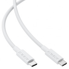 Кабель Type-C - Type-C Acefast C18-03 (3A, 60W, PD, оплетка нейлон, 1.2 м) Белый