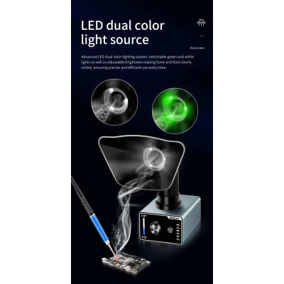 Дымоуловитель Aixun ES02 (4000 об/мин, подсветка, проводной)