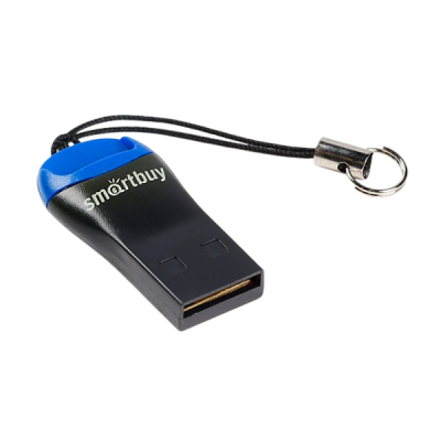 Картридер MicroSD Smartbuy SBR-711-B голубой