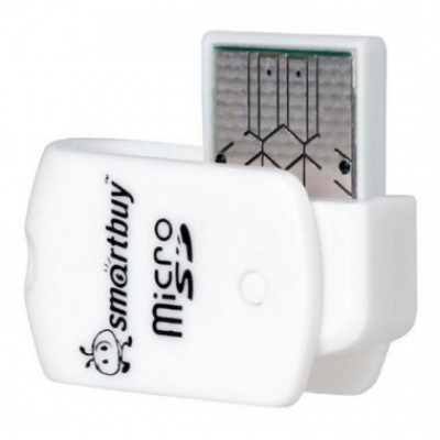 Картридер MicroSD Smartbuy SBR-706-W Белый