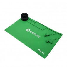 Коврик для радиомонтажных работ Mijing FM-11,12 (45*28 см, силиконовый, с держателями)