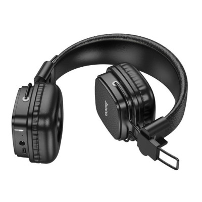 Беспроводные наушники Bluetooth Hoco W56 (накладные) Черный