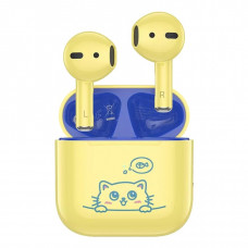 Беспроводные наушники Bluetooth Hoco EW112 (для детей, TWS, вкладыши) Желтый